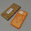 SUPFINE Magnetic for iPhone 17 Pro Max Case (Compatible with MagSafe)(Military Grade Drop Protection)(Camera Protection) Translucent Matte Shockproof Phone Cover,Starry Orange