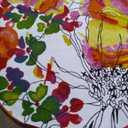 Rugshop Multi Bright Flowers Non Slip Non-Shedding Oval Area Rug for Dining Room, Living Room and Bedroom, 5' x 7', Multi Color