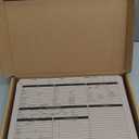 Real Estate Listing Folder Right Panel -Legal Size- Holder for Documents, Pre-Printed with Closing Checklist & Tracker Card Stock Color-Coded Dots for Organization - Made in USA 25-Pack Gray