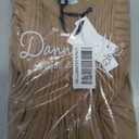 Danna Belle Girls Sweater Dress Lantern Sleeve Ruffled Fall Winter Dresses 5-12Y (Beige)