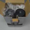 Salt and Pepper Grinder Set- Automatic Battery Pepper Mill Shakers Gifts for Men Dad, Adjustable Coarseness Upgraded Larger Capacity with Led Kitchen Essentials for New Home Housewarming (Stainless Steel)