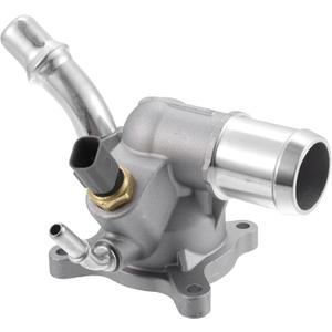 Motoforti Engine Coolant Thermostat Housing Assembly, for Jeep Cherokee 2014-2021, Metal, 816-194, Silver Tone Motoforti Engine Coolant Thermostat Housing Assembly, for Jeep Cherokee 2014-2021, Metal, 816-194, Silver Tone