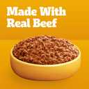 Pedigree Chopped Ground Dinner Adult Soft Wet Dog Food 16-Count Beef, Bacon and Cheese Flavors, 3.5 oz Pouches