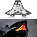 JMTBNO motorcycle LED Tail Light Brake Lights with LED Turn Signals Integrated Compatible with 2019-2023 KAWASAKI Ninja ZX-6R ZX-10R