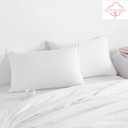 COTTON STICH 12x16 Small Pillowcase Zipper Closer Pillow case Set of 2 PC Mini Pillowcase 600 TC Pure Egyptian Cotton Decorative Hotel Quality (White Solid, Toddler 12x16 Zipper)