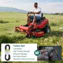 Yesker 109-8073 Drive Belt 60 Inch Mower Deck Belt 5/8" x 198.98" for Exmark Lazer Z LZ-LP E S X-Series Deck Standard Zero Turn Lawn Mowers Heavy-Duty Durable Aramid Cord Replaces 116-1985 135-5774