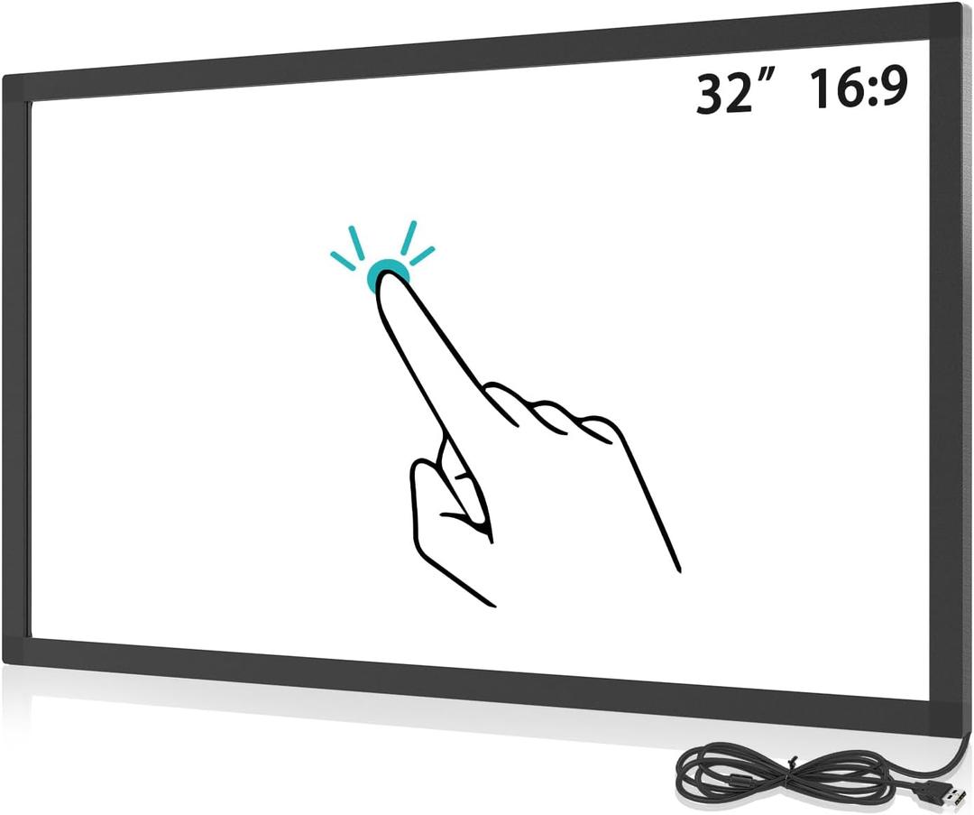 32 Inch Multi 10 Points IR Touch Screen Overlay,Infrared Touch Screen Frame Without Glass