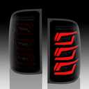 Daikokuya Sequential Full Led tail lights for 2007-2013 GMC Sierra 1500 2500HD 3500HD (Not for Silverado) Starting Animated Rear Light Assembly, Dynamic Turn Signal,Brake Light,Reverse Light Smoked