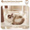 Heybly 53.1" Corner Cat Tree for Large Cats – Interactive Play HCT029MJ