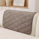 Fuzzy Pet Couch Covers for Dogs Washable, Non-Slip Sofa Slipcover Cushion Protector, Thick Soft Dog Couch Cover Protector, Couches Mat for Couches and Sofas Size is 19.5"x19.5"., Brown​