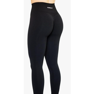 AUROLA Workout Leggings for Women Seamless Scrunch Tights Tummy Control Gym Fitness Girl Sport Active Yoga Pants, S