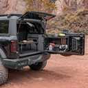 Tailgate Storage Box - Tactical Modular Storage MOLLE Panel for Tools MOLLE Accessories, Rear Tool Box Tailgate Table Fits for Ford Bronco 2021-2024