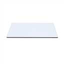 Spancraft 17" x 24" Rectangle Tempered Glass Table Top 3/8" Thick Flat Polish Edge and Touch Corners