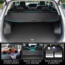 Retractable Cargo Cover for Kia Telluride 2027 Gas/Hybrid