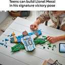 LEGO Editions Lionel Messi – Celebration - Building Set for Boys & Girls, Ages 14+ - Collectible Soccer Gift for Fans - Kids Bedroom or Shelf Decor - 43018