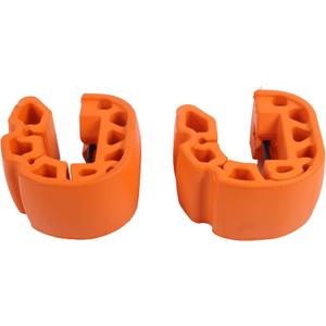2PCS Snap in Bumpers/Fenders Compatible with Sea-Doo Upgrade Tear Resistant Material Jet ski Bumpers 295100418 295100729 (Orange)
