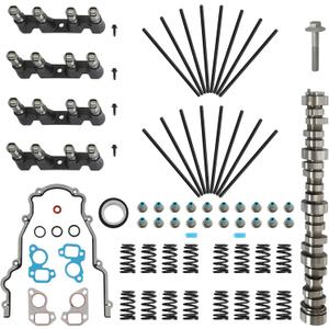 E1840P Sloppy Stage 2 Camshaft Kit w/Pushrods Springs Kit Lifters Kit For GM Chevy Buick Envoy 1999-2007 5.3L 5.7L 6.0L LS1 LS6 LQ4 LQ9 LM7 LR7 V8 Engine PAC-1218 HL2148S