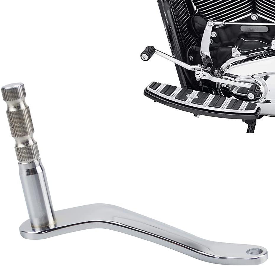 Extended Shifter Shaft Shift Arm for Harley FL Softail 2018-2024 Models Equipped with footboards Softail Slim FLSL Heritage Classic Fat Boy Deluxe FLDE,Chrome