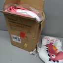 Collapsible Baby Bathtub for Newborn, Foldable Baby Bath Tub with Thermometer & Soft Floating Cushion & Drain Hole, Portable Travel Infant Bath Tubs for Newborns to Toddler 0-36 Months Girl, Pink