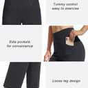 Promover Wide Leg Pants Woman Yoga Pants with Pockets Stretch Loose Casual Lounge Sweatpants Petite/Regular/Tall (Gray)
