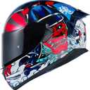 HAX Obsidian Full Face Dual Visor Adult Motorcycle Helmet for Motorbike Street Bike with Pinlock Ready DOT Approved Samurai Red S (S)