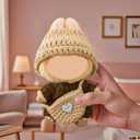 3Pcs Premium Outfit with Accessories, Hand Crocheted Hat, Sweaters, Bag