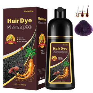 Instant Purple Hair Dye Shampoo, Purple Hair Dye, Instant Hair Color Shampoo for Women Men, Color Shampoo Hair Dye, Shampoo Para Pintar el Cabello & Shampoo Tinte Para el Cabello