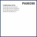 PG Engine Air Filter PA99390 | Fits 2013-2015 Mercedes-Benz GLK250, 2014-2016 E250, 2015 ML250, 2016-2017 GLE300d