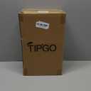 TIPGO Bathroom Trash Can with Lid, 10 Liter/ 2.6 Gallon Slim Garbage Can, Small Trash Bin Waste Basket with Pop-Up Lid for Kitchen, Bedroom, Living Room, Office (Grey)