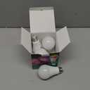 EDISHINE Christmas Light Bulb, Smart Bulbs Work with Apple Home/Alexa/Google Home/SmartThings, RGBTW Color Changing Light Bulb for Christmas Decor, 2.4GHz WiFi Bulb, 800LM 9W, A19, E26, 4PCS