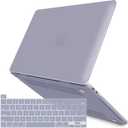 IBENZER Compatible with MacBook Pro 16 Inch Case A2141 Release 2020 2019, Hard Shell Case with Keyboard Cover for Old Version Mac Pro 16, Lavender Grey, T16-LVGY+1