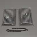 Steel DN Mate 60 Pack 3/16" Swage Lag Screws, T316 Stainless Steel Left & Right Handed Thread, 3/16" Cable Railing Kit for Wood Post, Deck Railing/Stair Railing, DIY Baluster Cable Railing Hardware