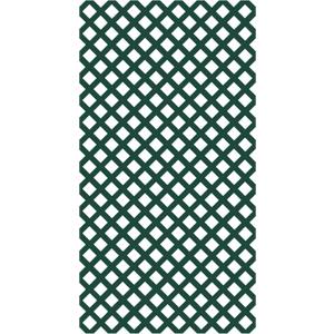 4 ft. x 8 ft. Woodland Green Garden Vinyl Lattice