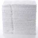 Simpli-Magic Cotton Hand Towels 16"x27" (12 Pack) Soft Towels for Bathroom, Kitchen, Salon & Gym (White)