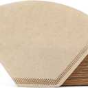 Segarty Coffee Filters Cone, 200 Count #2 Natural Brown Unbleached Paper, Disposable Pour Over Coffee Filter, 02 Size Coffee Filter for Single Serve Brewing Dripping