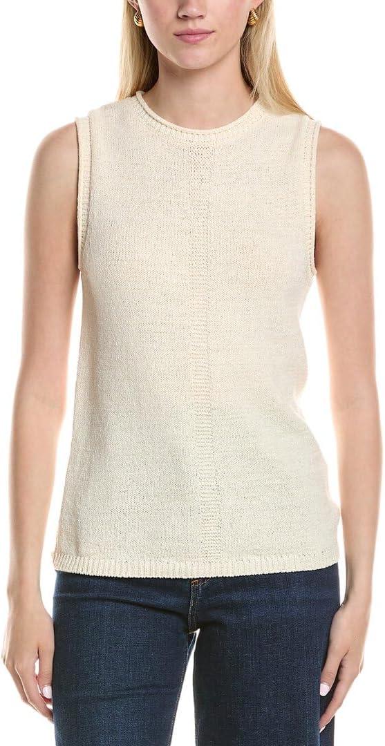Jones New York Women's Tape Yarn Scoop Neck Tank (L)