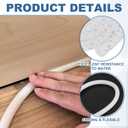 PATIKIL Backer Rod 1-1/2 in x 3.3 Ft, 6Pcs Foam Rod Caulk Saver Expansion Joint Filler Rope Weather Strip Foam Noodle for Gap Concrete Crack Filling DIY Craft (38mm Dia), Deep Blue