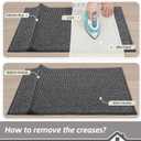 BEQHAUSE Kitchen Rugs 32"x48", Non-Slip Kitchen Mats for Floor, Super Absorbent and Stain Resistant Kitchen Rugs, Machine Washable Rugs for Kitchen, Hallway, Laundry & Sink, Charcoal