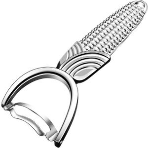 2 x Maxjoy Corn Peeler & Cob Stripper, Stainless Blade for Corn on the Cob