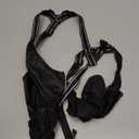 BECROWM Waterproof Dog Boots for Small/Medium Dogs -Dog Paw Protectors Dog Suspender Boots Anti-Slip Pet Shoes for Outdoor Walking, Reflective Stay-On,Dirt-Proof Comfortable Booties (Black, Large)