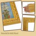 11x14 Wood Frame for Canvas Painting,Gold Baroque Canvas Frame
