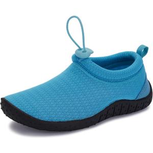 WHITIN Little/Big Kids Amphibious Water Shoes | Flexible Thick Sole for Boys/Girls (Blue)