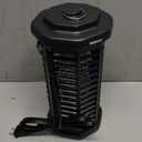 Minimoon Bug Zapper Outdoor 4000V Powerful Electric Mosquito Zapper, 15w Fly Trap Outdoor, IPX4, Corded Fly Zapper for Indoor, Yard, Backyard, Patio, Camping (Black) (without LED lighting)