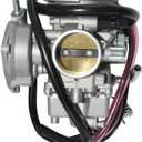 Lanigram LTZ400 Carburetor Fits for Suzuki Quadsport LT-Z 400 2003-2007 2003 2004 2005 2006 2007 ATV Quad Carb With Air Filter and Fuel Valve
