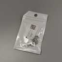 Earring Backs Lifters,3 Pairs Secure Earring Backs for Droopy Ears,Adjustable Hypoallergenic Earring Backs for Heavy(White) (8MM)