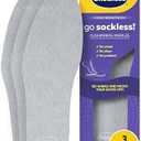 Dr Scholl’s Go Sockless! Cushioning Insoles for Women Men Unisex, 2 Pairs, Trim to Fit - Absorbs Moisture to Keep Feet Dry, Shoe Inserts for Women Men with Plush Terry Cloth Layer for Added Comfort,L
