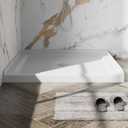 Shower pan,Goodyo 36" x 36" Shower Base Single Threshold Center Drain Shower Pan in White