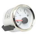 Anxingo 73-10 ohms Boat Fuel Level Gauge, White 52mm 9-32VDC Universal Boat Fuel Gas Tank Meter for Marine Car RV Yacht Motorcycle Automotive