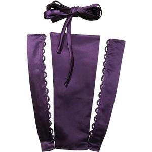 QRBTSCL Women's Wedding Dress Zipper Replacement Adjustable Fit Satin Corset Back Kit Lace up for Prom Dress (16, Grape)