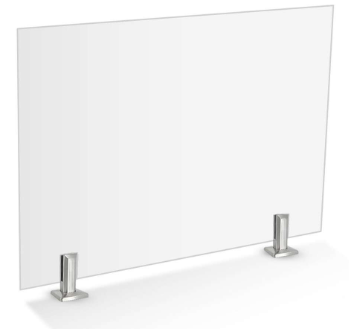 Frameless Glass Railing Panel - 1/2'' Clear Tempered Glass Railing System with 2 Posts - 42" High x 4 FT Long - Install Ready - Indoor and Outdoor Use - Smart Guard Easy Clean (Brushed Stainless)Frameless Glass Railing Panel - 1/2'' Clear Tempered Gl